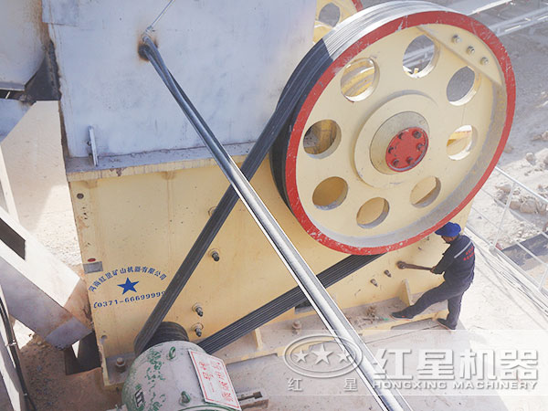 情况二制砂现场图