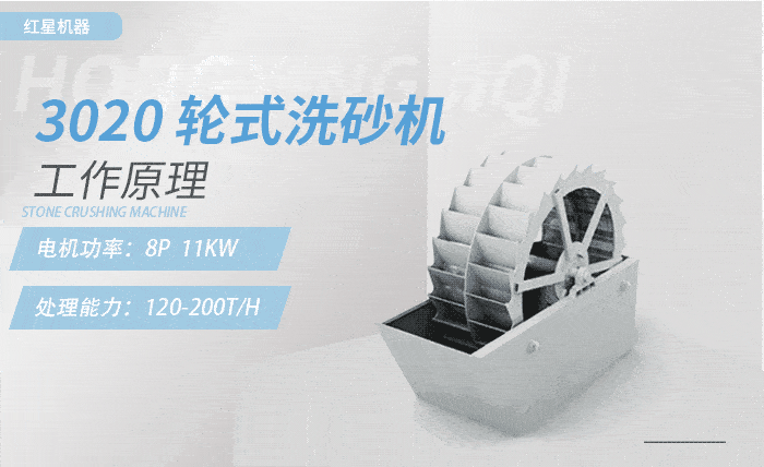 3020洗砂机，时产量：120-200t/h