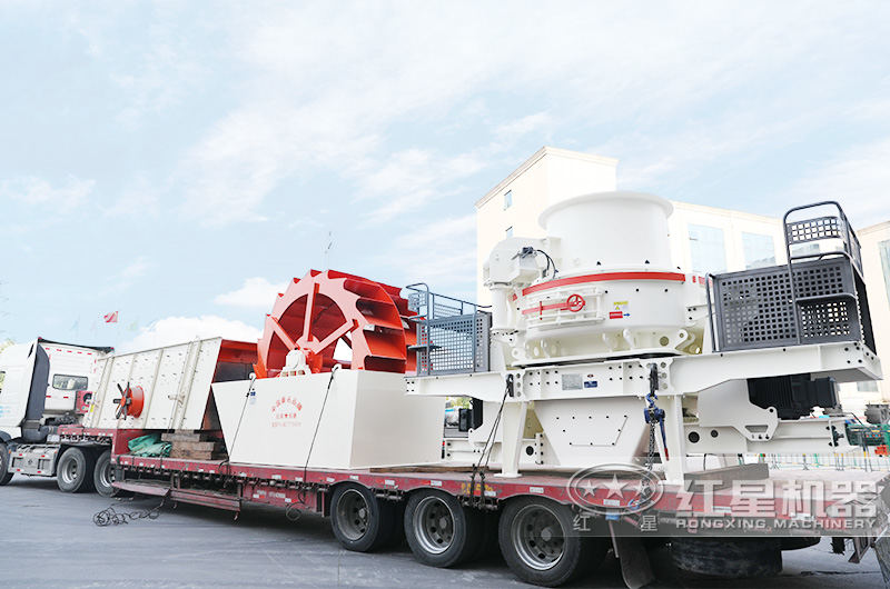 风化砂整套制砂、洗沙设备发货