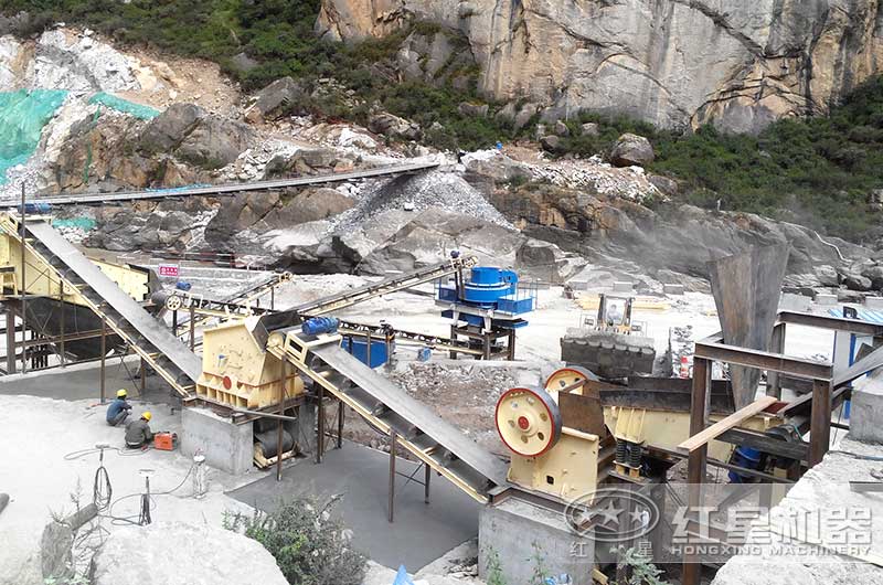 日产3000吨花岗岩破碎、制砂生产线