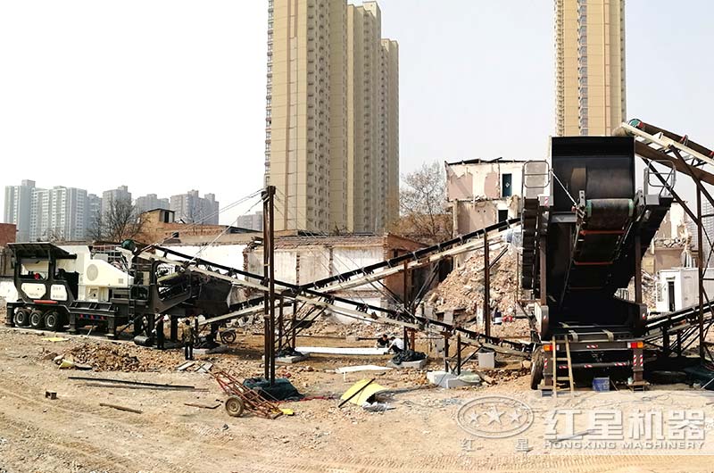 时产100吨建筑垃圾处理全套设备多少钱？