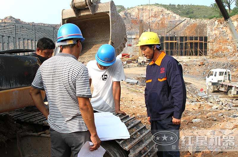众发国际工程师勘测施工现场