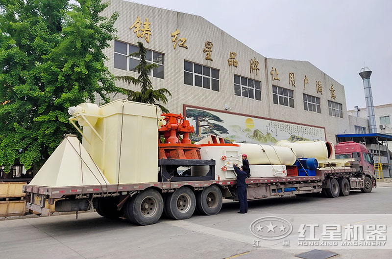 众发国际雷蒙磨粉机装车发货现场